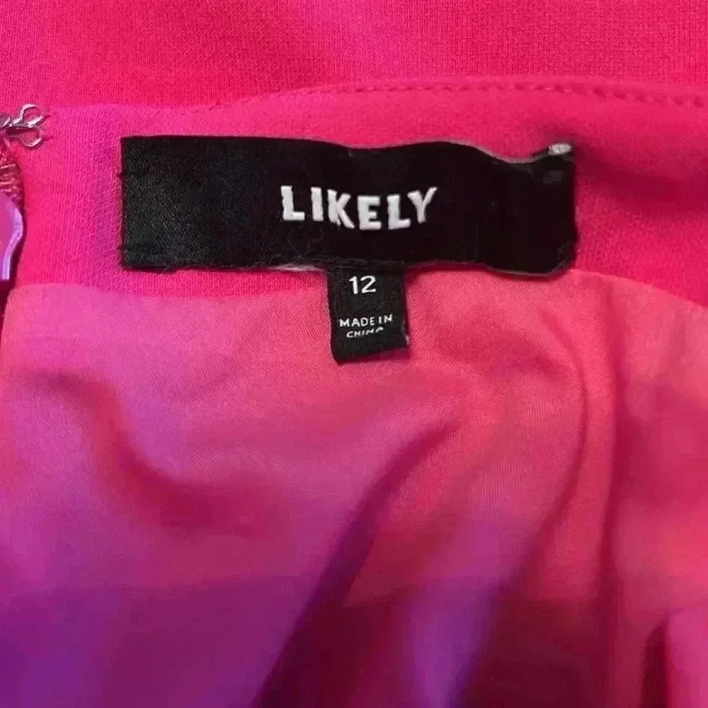 Likey Kiara Twist Formal Gown in Fushia Woman’s size 12 - Picture 4 of 4